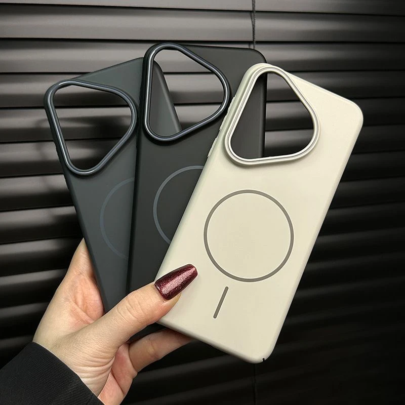 حافظة ملونة مغناطيسية رفيعة للغاية لهاتف Magsafe لهاتف هواوي بورا 80 70 Ultra P60 P50 Mate 70 60 50 Nova 13 Pro غطاء بلوري صلب #3