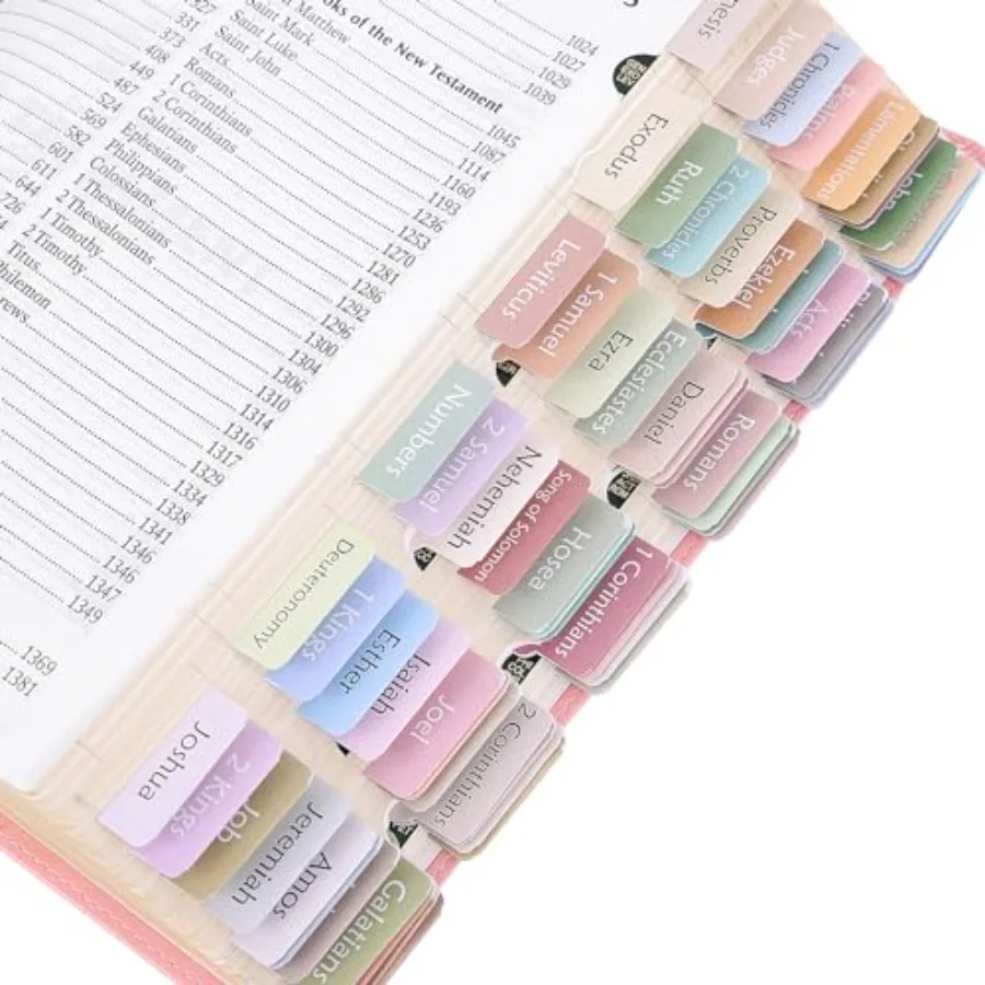 

Bible Tabs 90 Tabs Morandi Lamited Bible Tabs for Women and Men Bible Book Tabs Testament Bible Index Labels Morandi Aesthetic