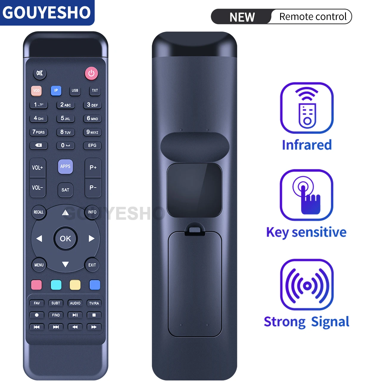 جهاز تحكم عن بعد لفوغ وان ، ماكس ، برو تايجر I400 ، I500 ، I700 ، جوجو IPTV ، جديد