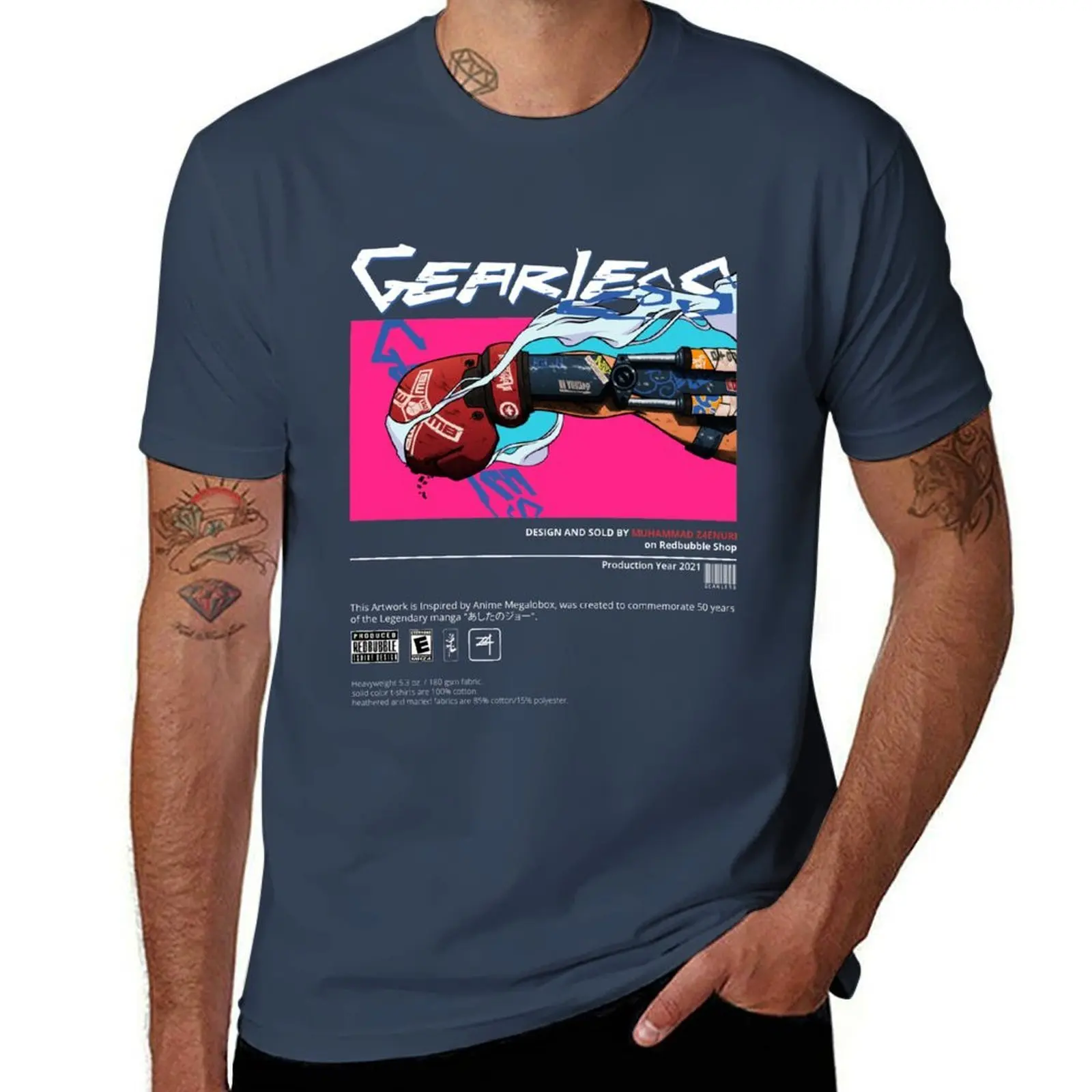 

Gearless T-Shirt Street Art Print Tee Shirt