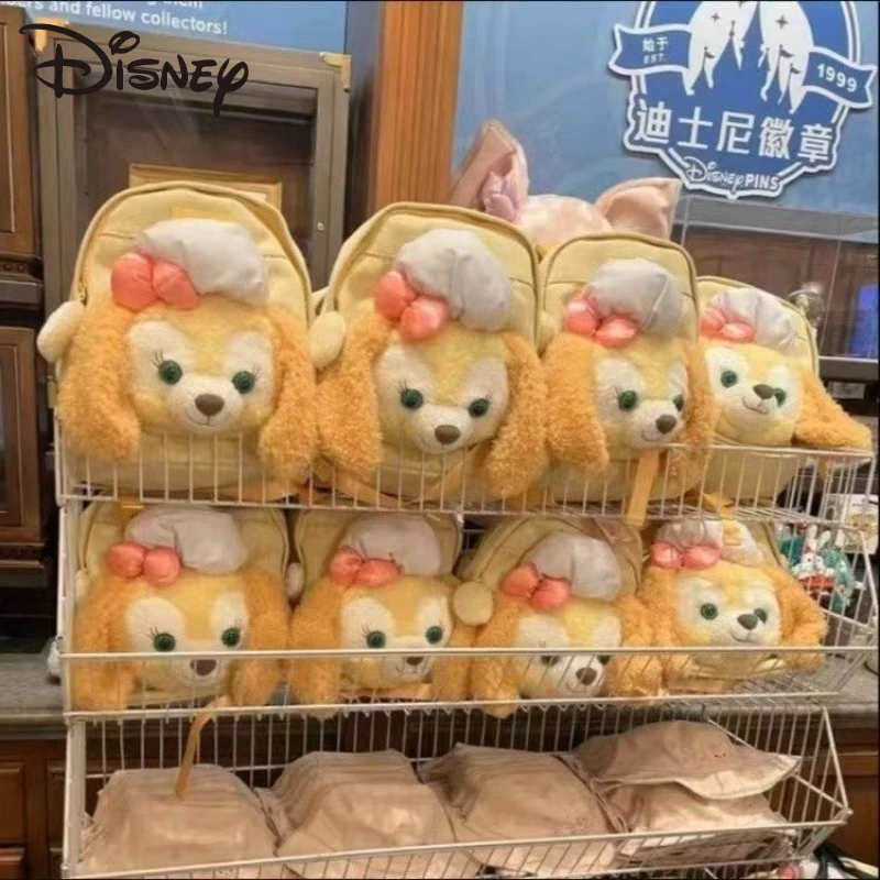 Mochila Disney Cookie Ann, accesorios bordados de dibujos animados Kawaii, mochila de felpa para niña, bolsa DIY, regalo de Festival