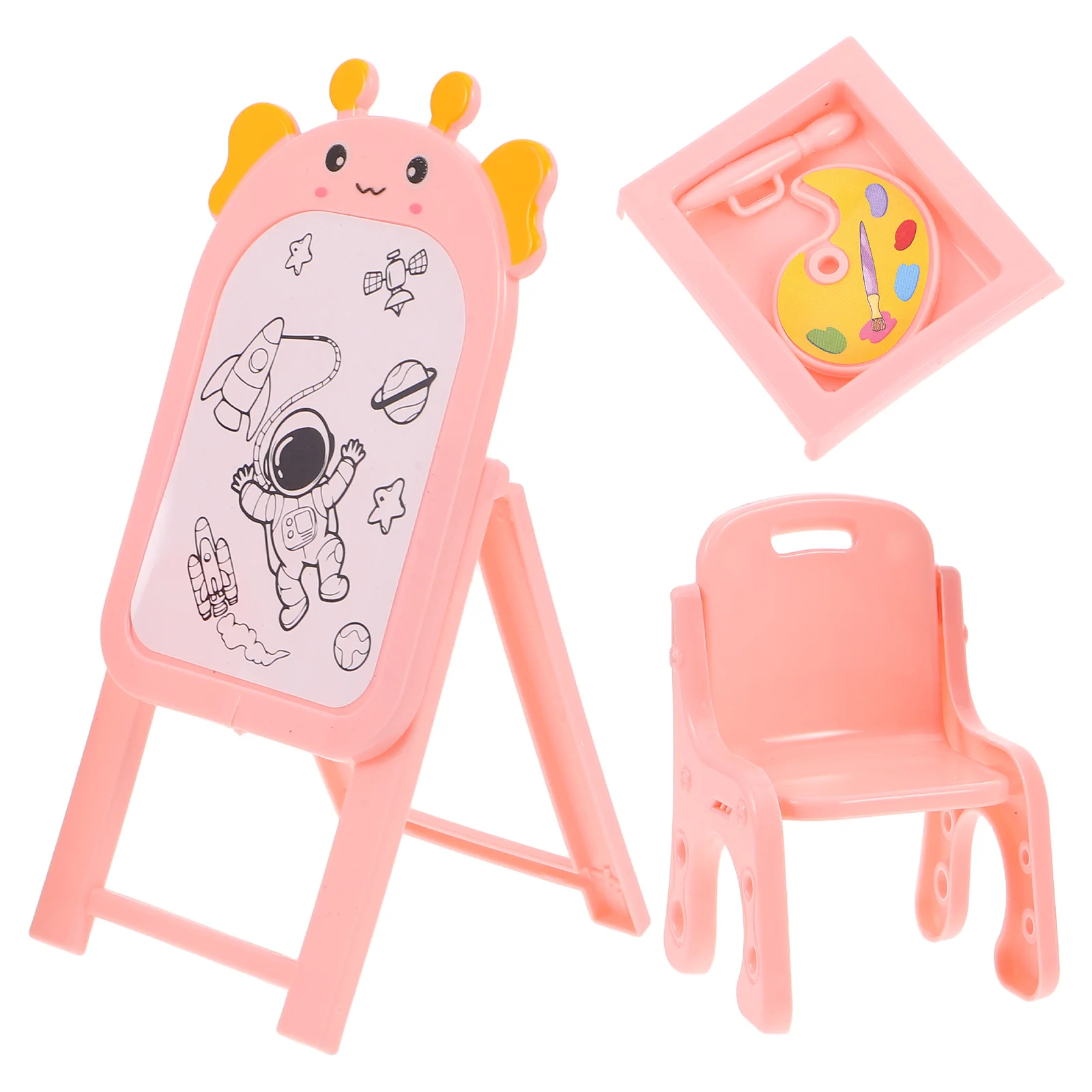 Decorate Simulation Easel Ornaments Child Girl Toys Plastic Miniature Dollhouse Accessories