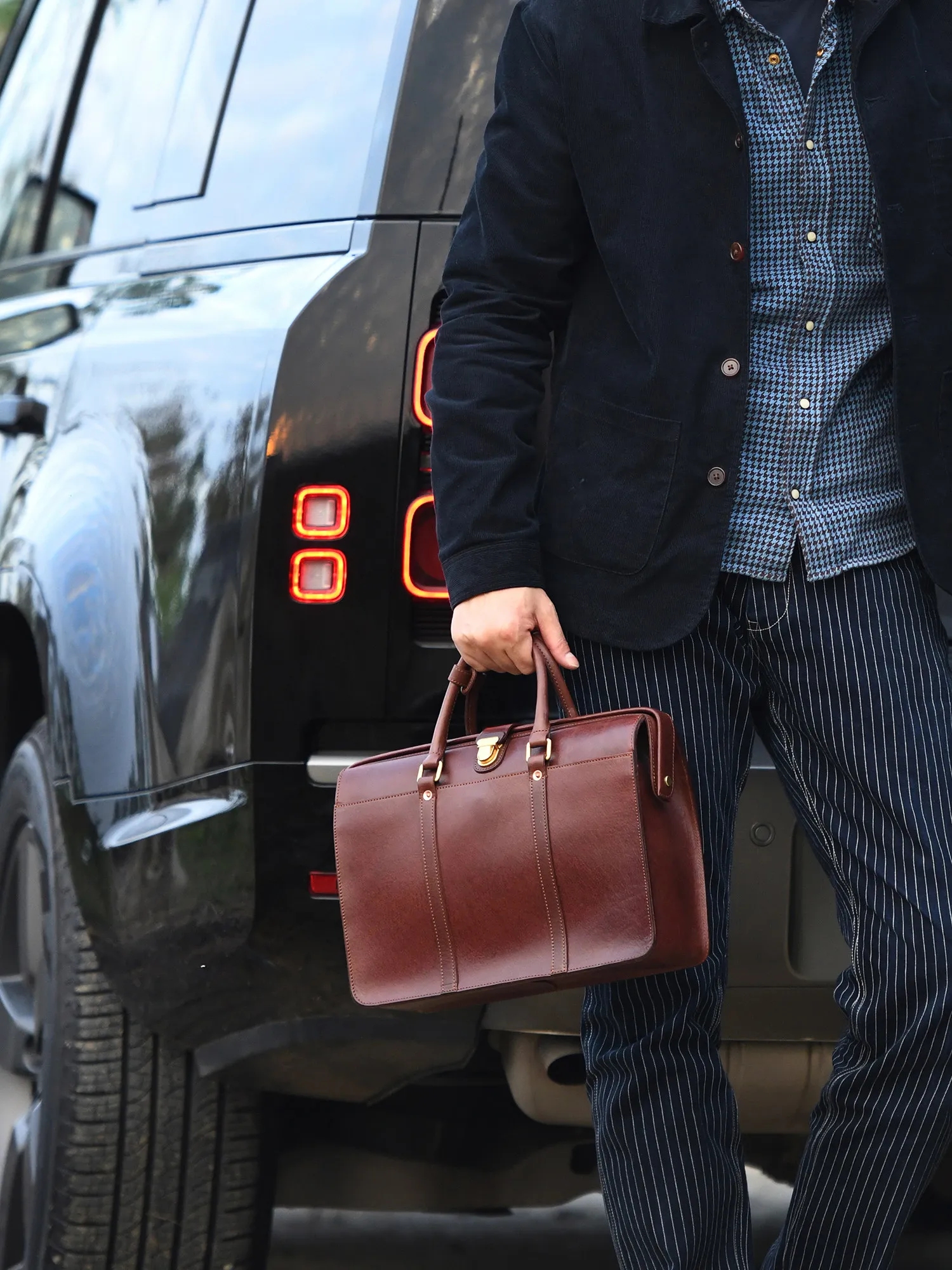 PNDME business fashion handmade luxury genuine leather men women's briefcase designer first layer cowhide laptop doctor handbag
