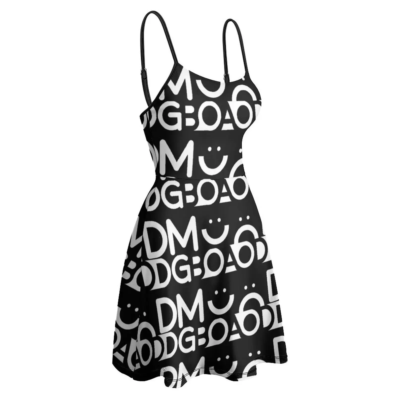 GOOD MOOD BAD MOOD-Robe à bretelles classique pour femme, vêtements sexy, cool