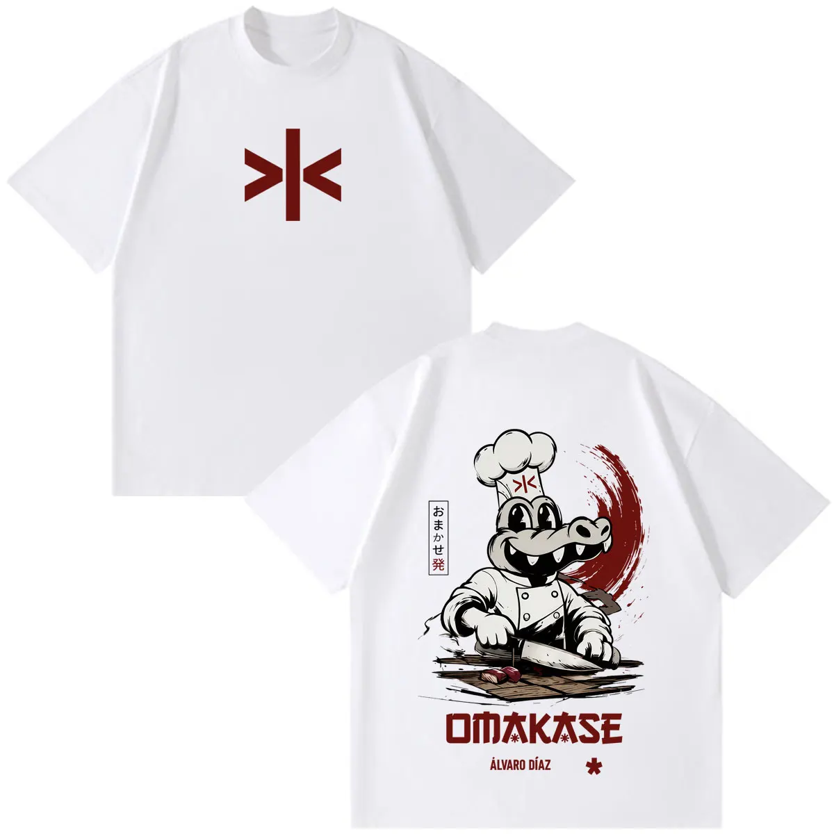 Alvaro Diaz Omakase Album 2026 Tour Merch T-Shirt für Männer und Frauen, ästhetisches Trend-T-Shirt, kurzärmeliges, lässiges, lockeres T-Shirt aus Baumwolle – Detail 5