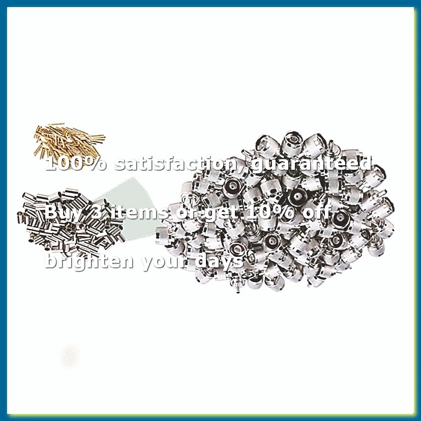 ●100PCS Antenna Connector RF Coaxial Connector NType Male N-C-J3 All Copper Internal Thread Internal Pin Crimping Type-ABFB