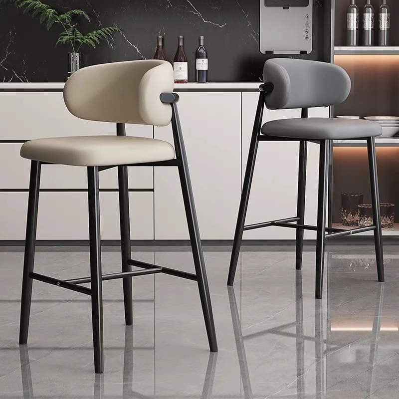 

Customizable high chair light luxury bar chair
