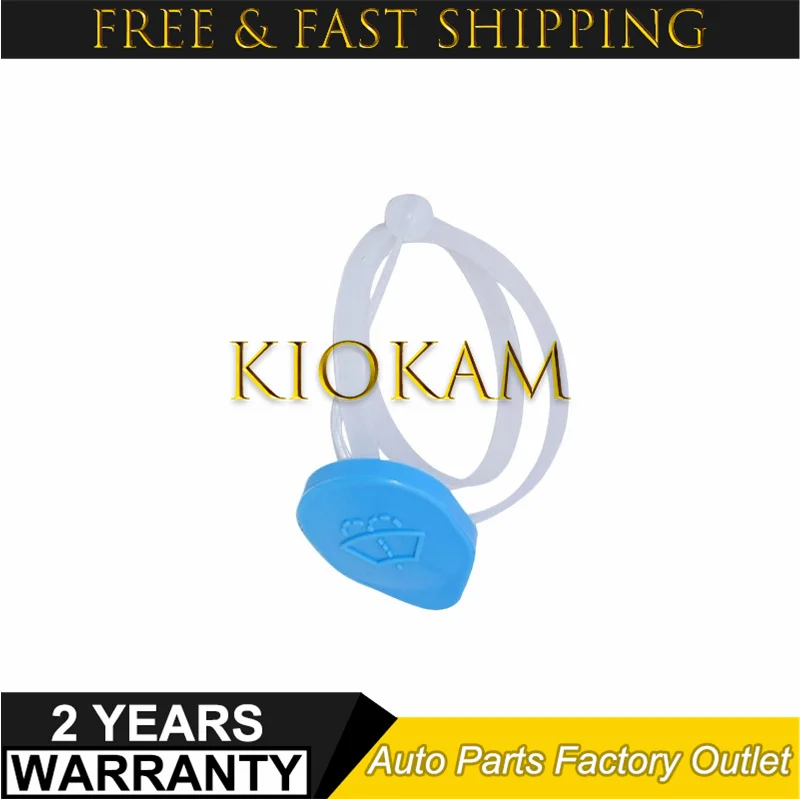 1X Windshield Washer Fluid Bottle Cap with Cord 76802 TF0 003 76802TF0003 76802-TF0-003 Plastic for Honda Fit Jazz 2009-2014 2