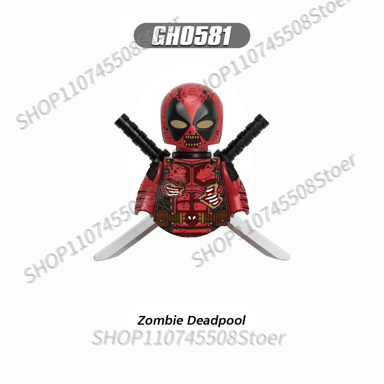 Heiße Sammelspielzeuge Marvel Bausteine Batgirl Magneto Wolverine Scream Deadpool Mini-Bausteine Partygeschenke