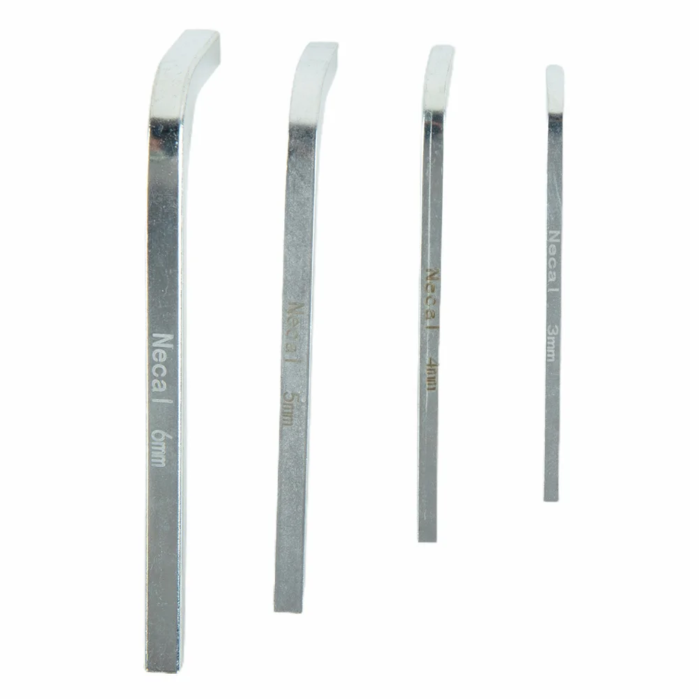 

Tighten Square Screws with this 4Pcs L Shape Square Head Wrench Set Built with Chromium Vanadium Steel Material