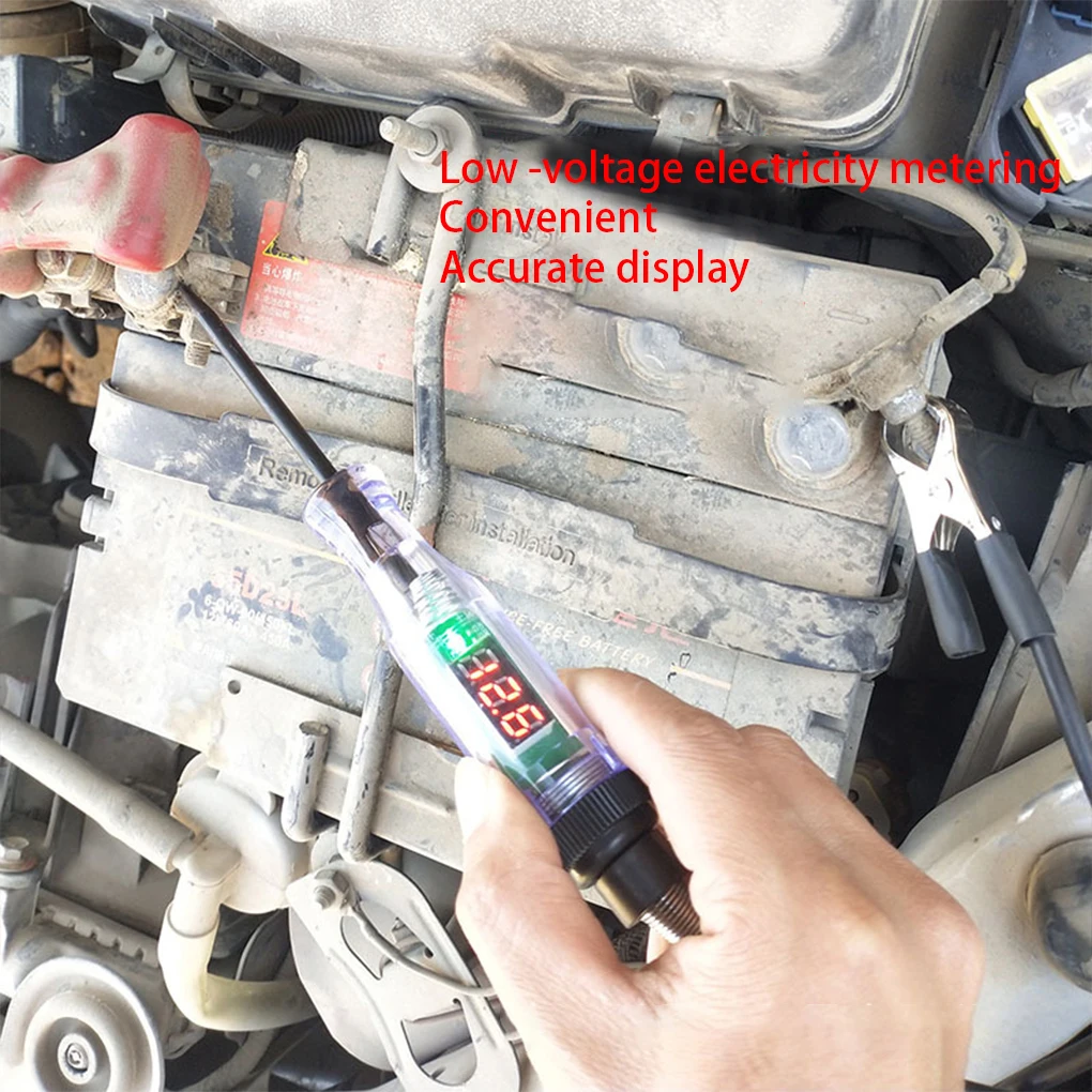 Auto Circuit Tester Truck Voltage Tester Circuit 3V 6V 12V 24V GM Auto Circuit Tester Auto Diagnostic Probe Test Pen