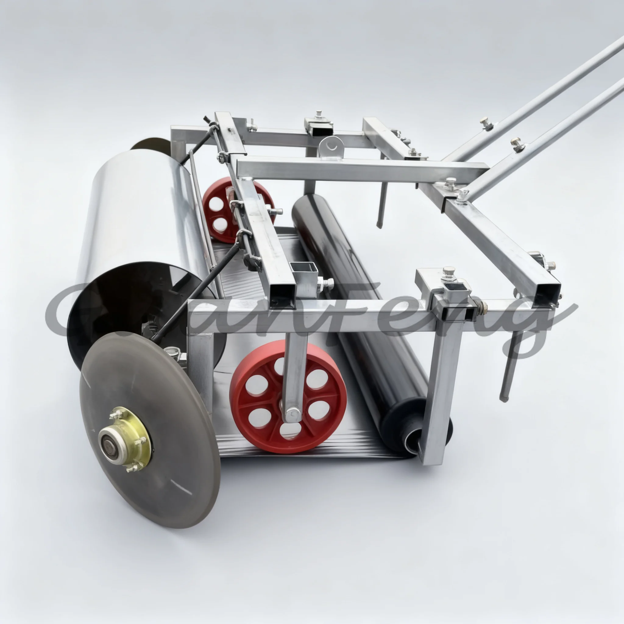 Multifunctional Hand Pull Micro Tiller, Portable Manual Soil Covering Machine, Time & Labor Saving Farm Cultivation Equipment