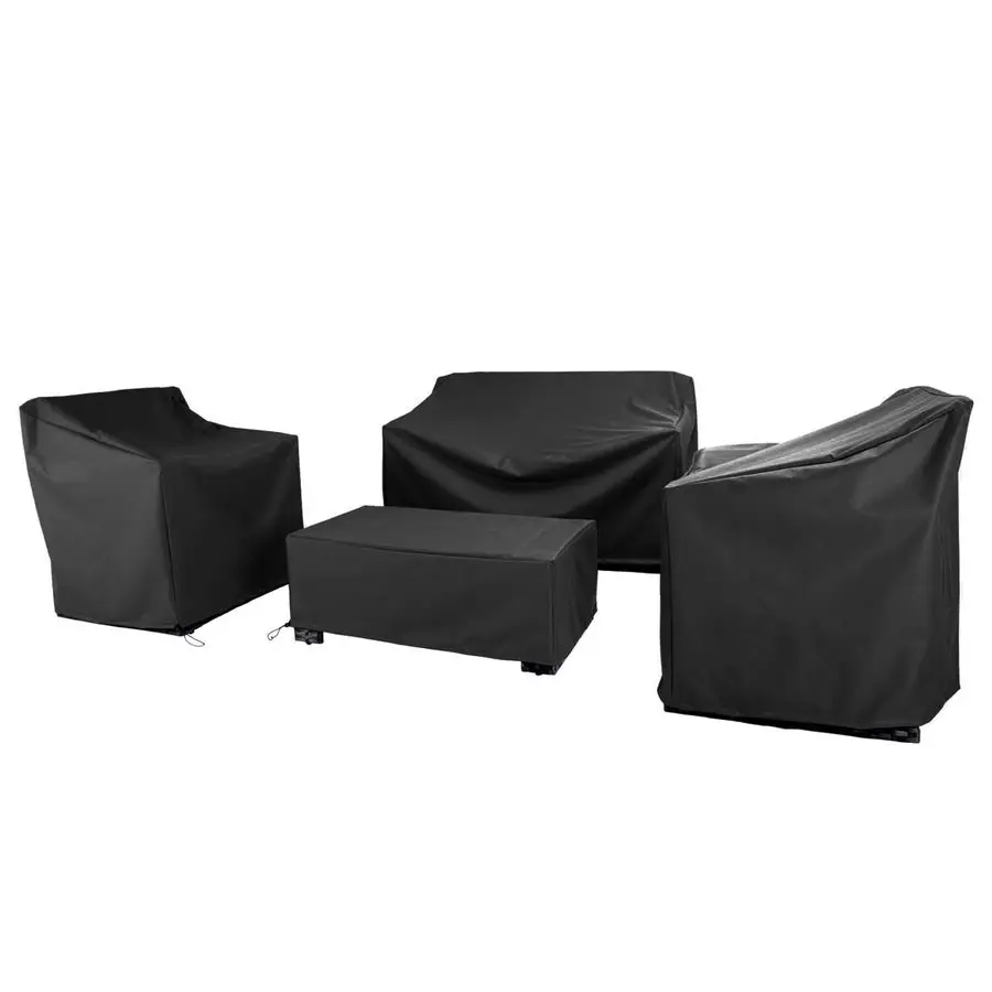 

Чехлы для мебели, водонепроницаемые чехлы для уличной мебели, чехлы для набора мебели для патио для 4-х предметов набора для бесед на открытом воздухе, чехлы для патио