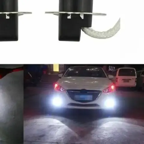 

1Pc H3 LED Fog Light Bulbs Conversion Kit Super Bright Canbus 6000K White LED Headlight Auto Driving Running Lamps