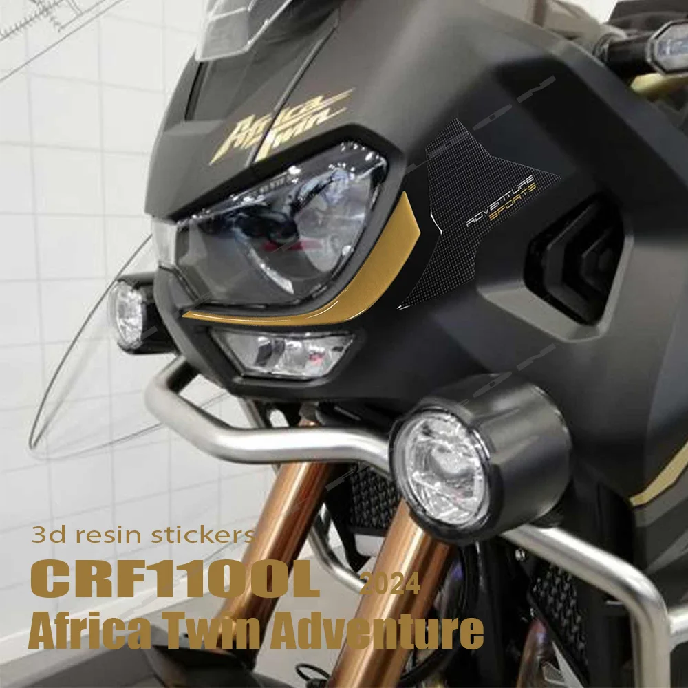 

NEW Motorcycle Accessories 3D Epoxy Resin Sticker Protection Kit for Honda CRF1100L Africa Twin Adventure Sports 2024