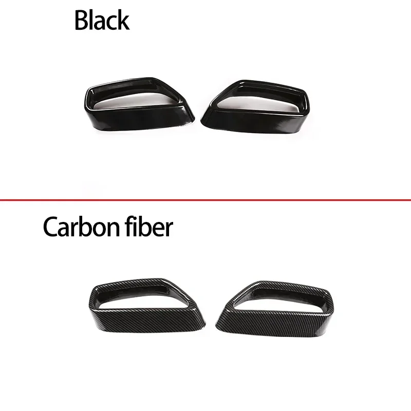 For 2018-2021 BMW 5 Series G30 G38 stainless steel car tail throat exhaust pipe decorative frame cover sticker exterior parts