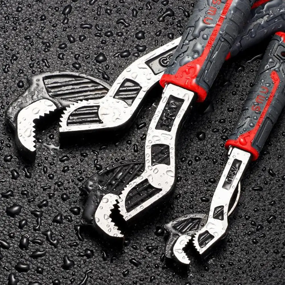 Industrial Grade Multifunctional Self-locking Pipe Wrench Spanner Hand Tool Adjustable Wrench Auto Car Wrench Home Repair Tools