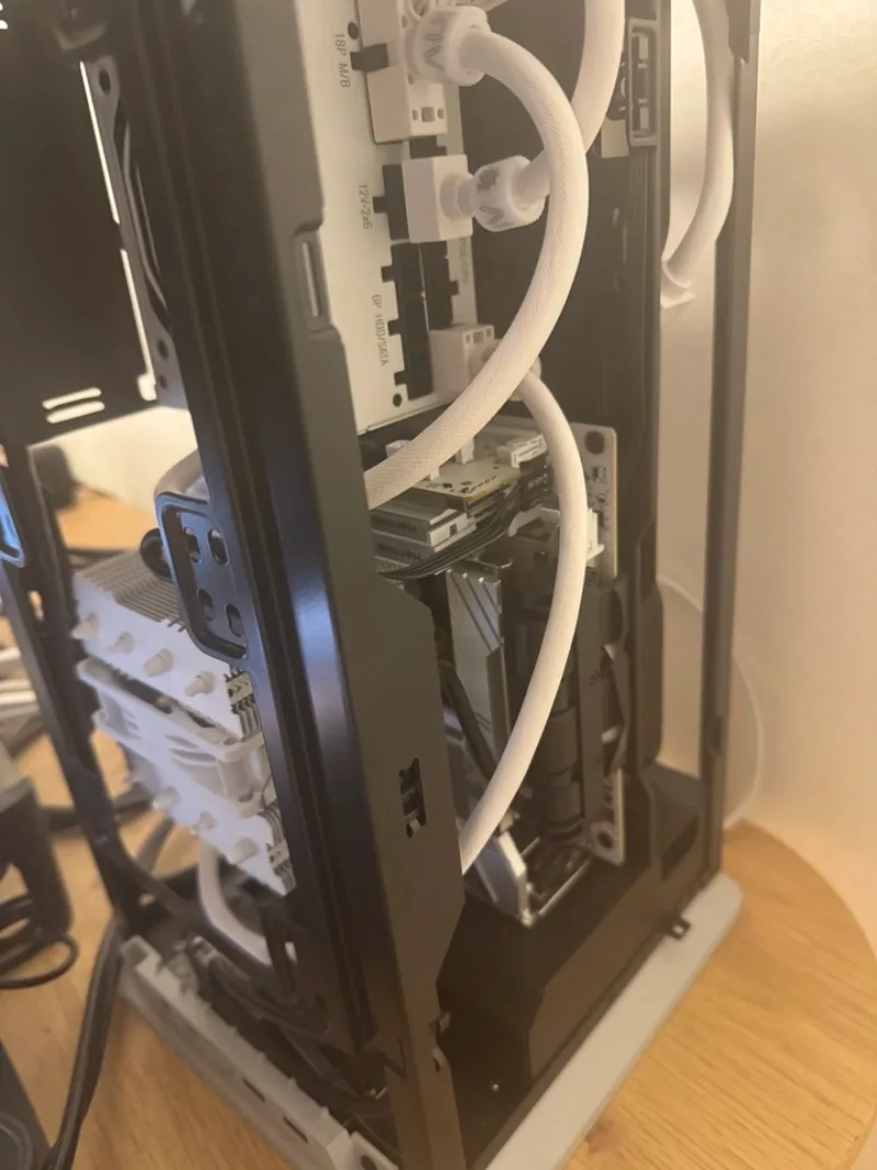 Straight head 16pin direct connection, PCIE 5.0 graphics card power supply cable, one-line connection to full module cable