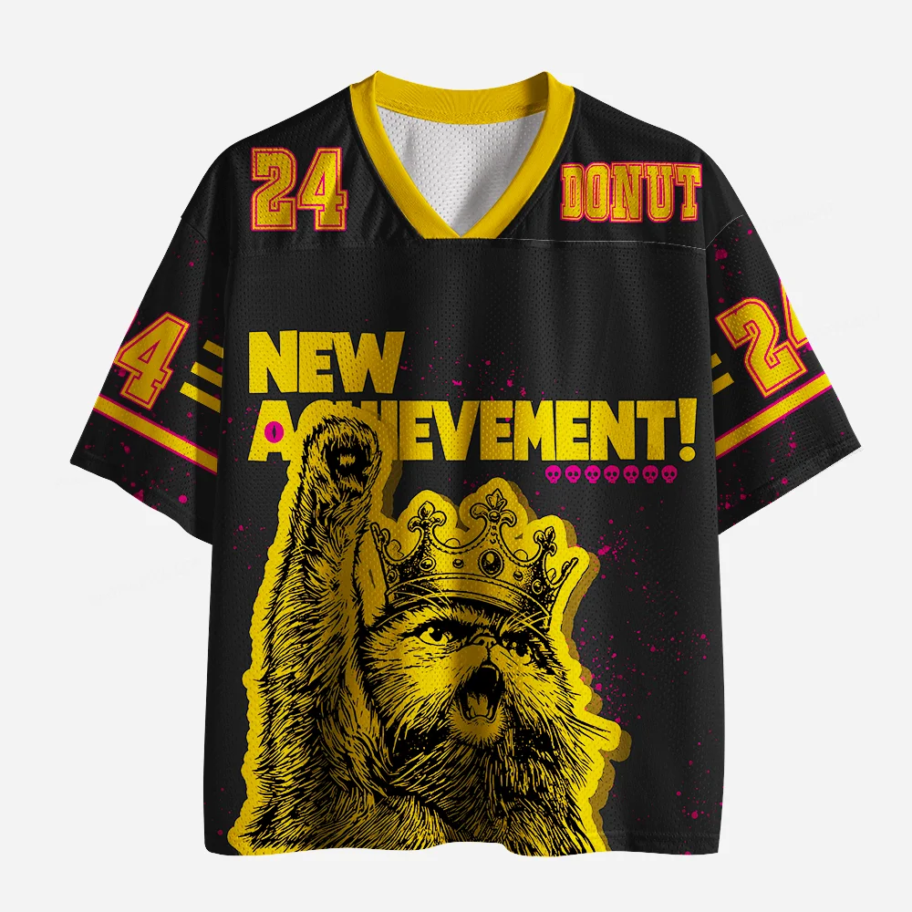 

2026 Hot Selling Sports Short Sleeved Shirts, Popular V-neck Short Sleeved T-shirts, Sports High-end Design Mesh Knitted Shirts