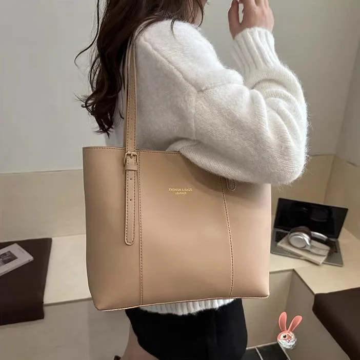 

2025 Commuter Tote Bag Women's Large Capaci Handbag Retro Sle Underarm Bag Magnetic Clasp oulder Bag Faionable Accory