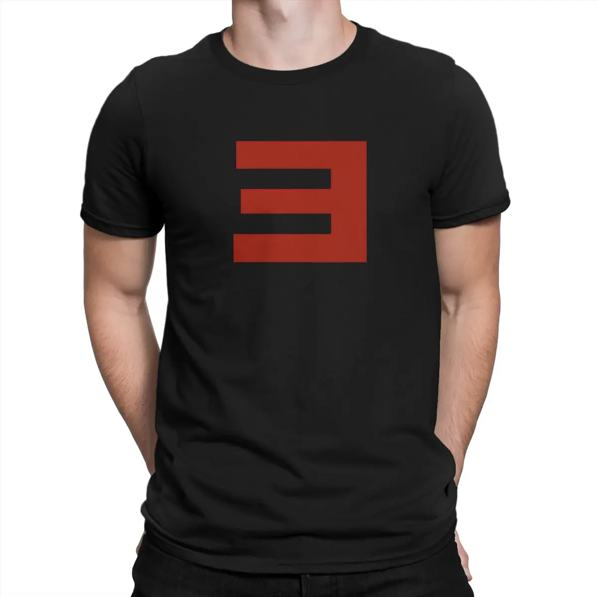 Red E Hip Hop TShirt Eminem E Leisure T Shirt Newest T-shirt For Men Women