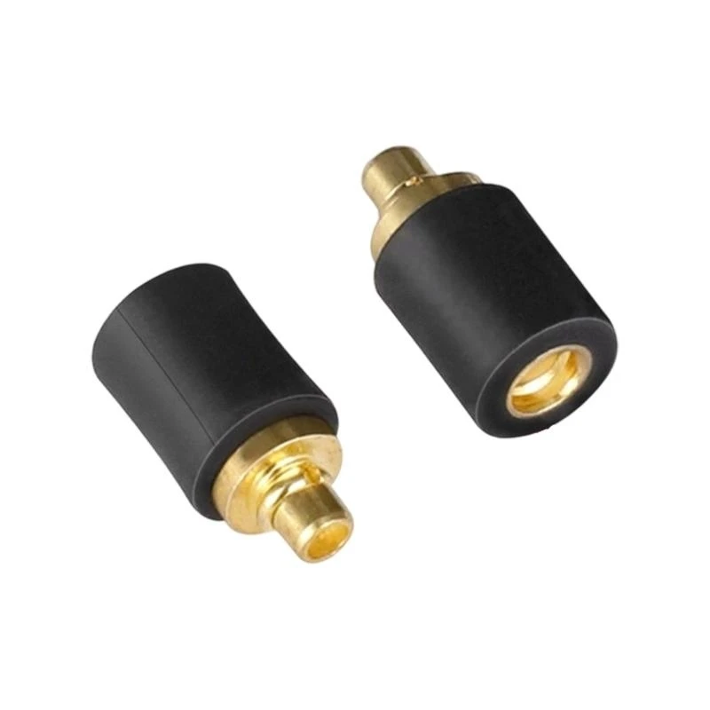 

2025 Новые женские кабельные разъемы MMCX Золотые интерфейсы для прозрачного звучания