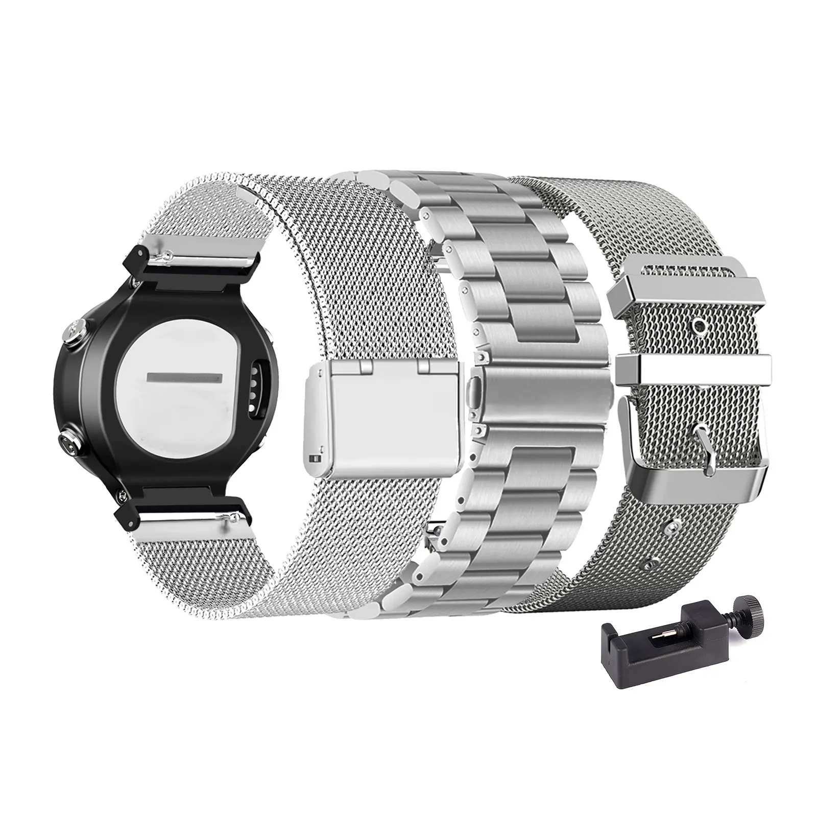 

3 шт. металлических ремешков для Garmin Forerunner 235/230/220/620/630/735XT, ремешок для мужчин и женщин