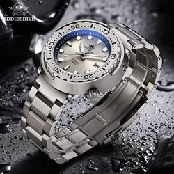 ADDIESDIVE Watch Men's Automatic Mechanical NH35 Stainless Steel BGW9 Luminous Watch 30Bar Diving Sapphire Glass Reloj Hombre