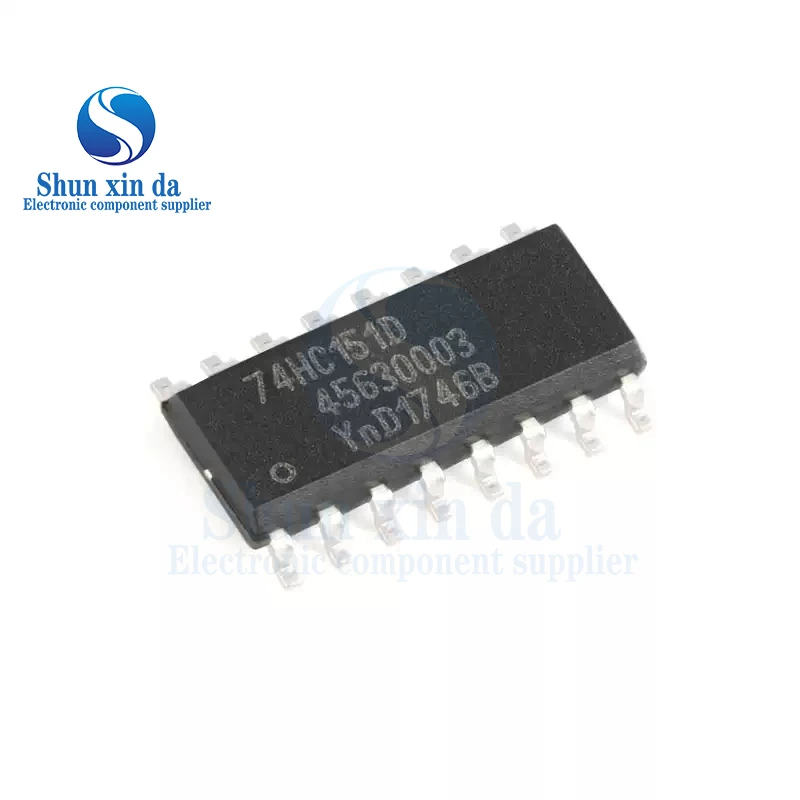 10PCS 74HC151D 74HC151 SN74HC151DR HC151 SOP-16 Encoders Decoders Multiplexers Demultiplexers 8-INPUT MULTIPLEXER SMD IC