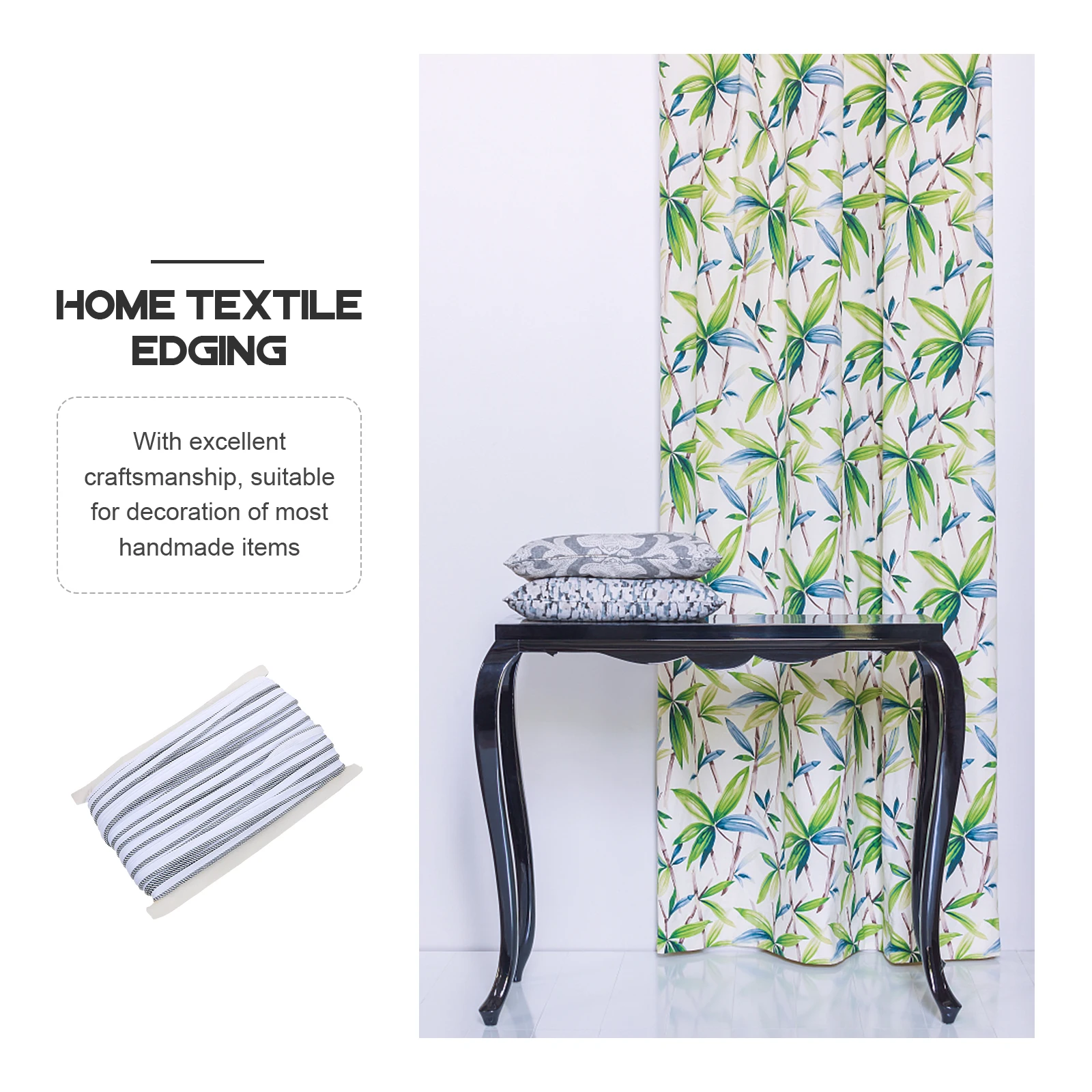 

Piping Cord Trim Decorative Polyester Home Sewing DIY Edges Excellent Craftsmanship Curtain Ribbon Twisted Braided Trims