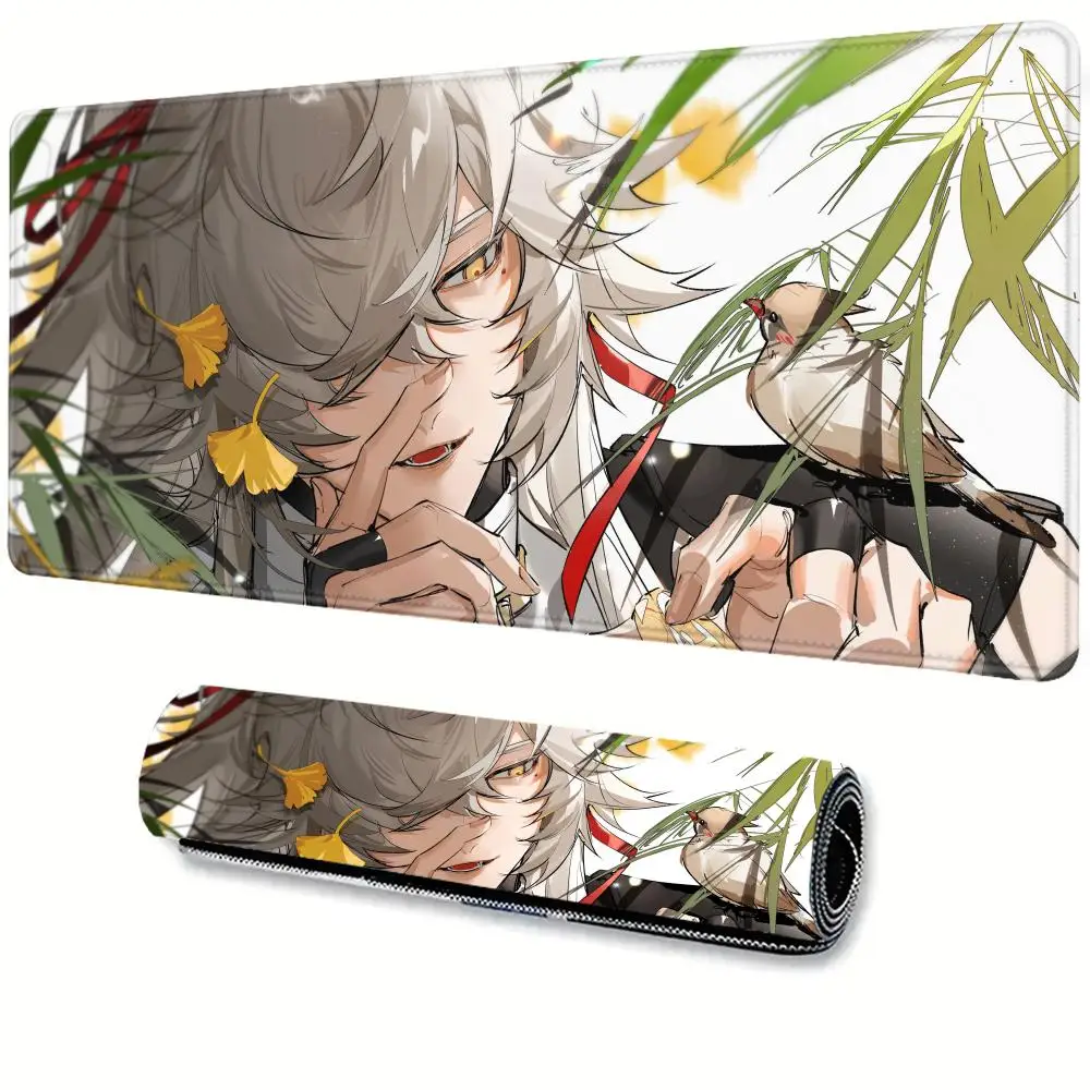 

1pc Honkai Star Rail Jing Yuan Mouse Mat Desk Mat With Pad Gaming Accessories Prime Gaming XXL Keyboard Pad