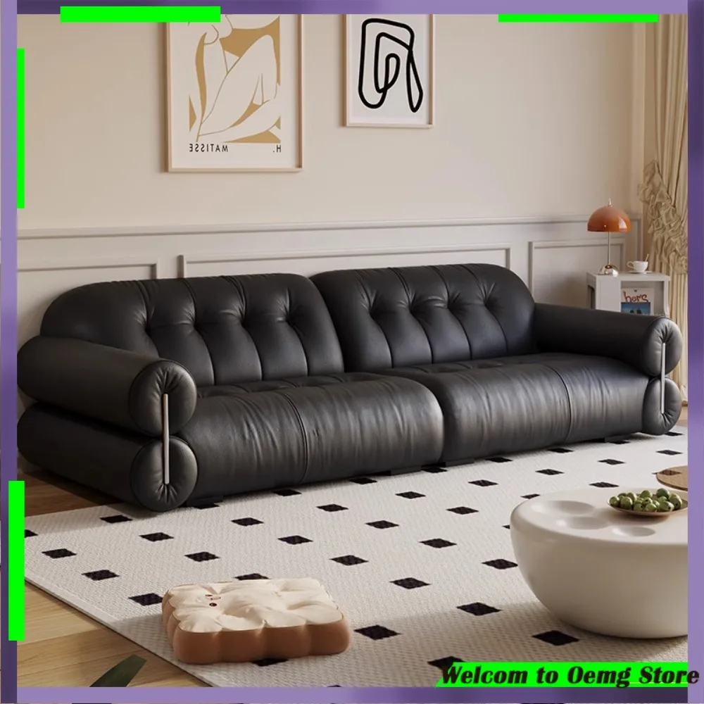 Sofa Stylish Faux Leather Sectional Sofa Modern Minimalist Design Perfect Luxury Living Room Chic Corner Furniture Accessories