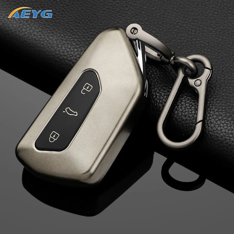 TPU Car Key Case Cover For VW Volkswagen Golf 8 MK8 Cupra Skoda Octavia A8 SEAT Leon MK4 Shell Fob key chain Accessories view 3