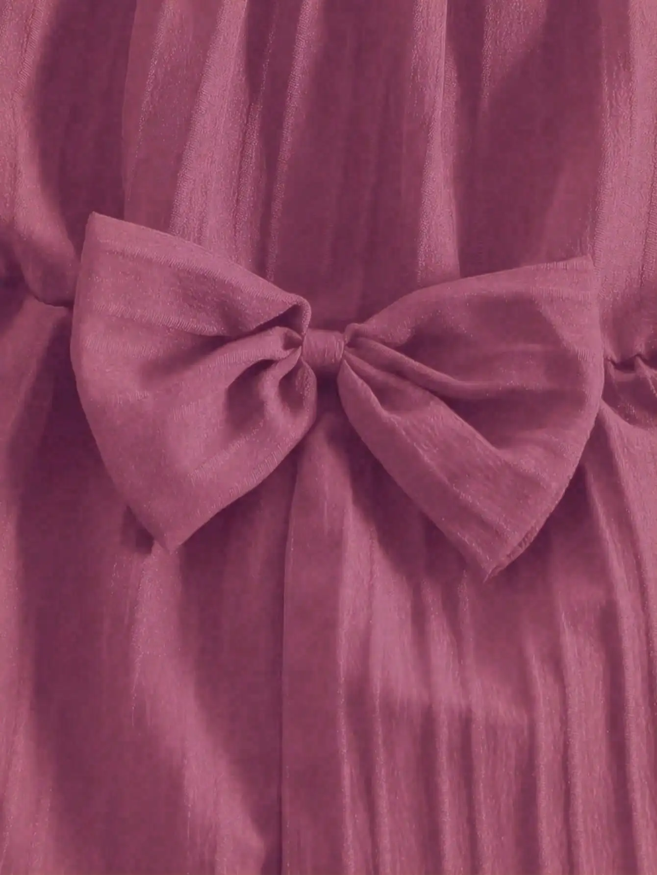 Lässiger, eleganter Overall für Kinder mit Rundhalsausschnitt, Trägern, einfarbig, mit Schleife an der Taille, Shorts, bequeme Passform, Kinderoutfit – Detail 12