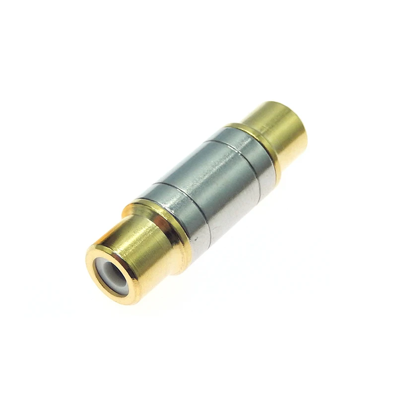 

RCA Female to Female Jack Socket Straight Adapter Gold Plated Speaker Cable Extender Dual RCA Connectors High Quality