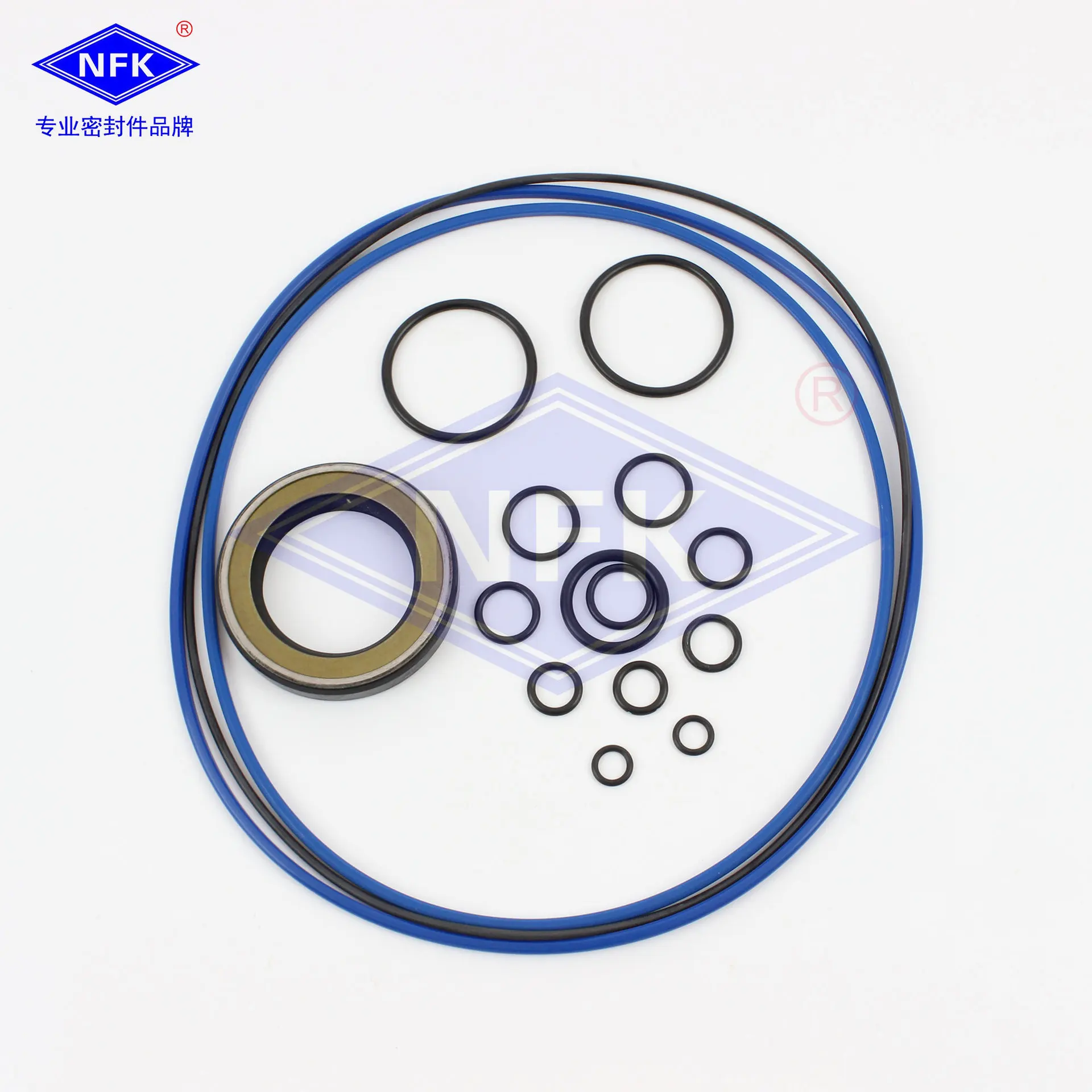 SK330-8 Traveling Pump High Pressure Framework Oil Seal Repair Kit Sealing Package Accessories