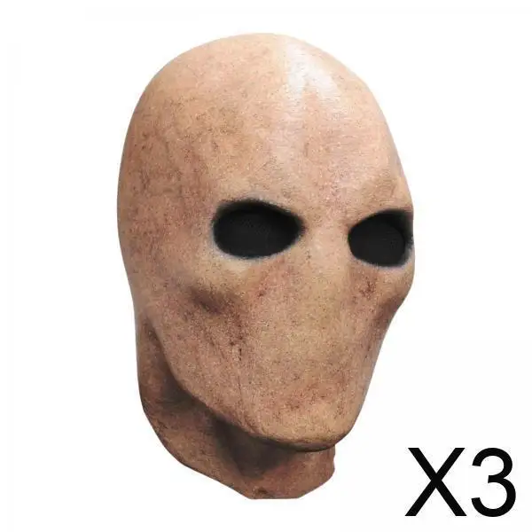 

Full Head Alien Mask Latex Realistic Costume Prop Face Cover for Halloween Party Makeup Decoration