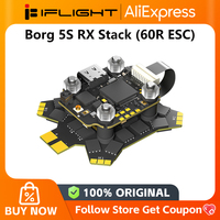 iFlight Borg 5S RX Stack (60R ESC) Flight Controller Built-in ELRS 2.4GHz Receiver Support LIHV battery for Racing FPV Parts