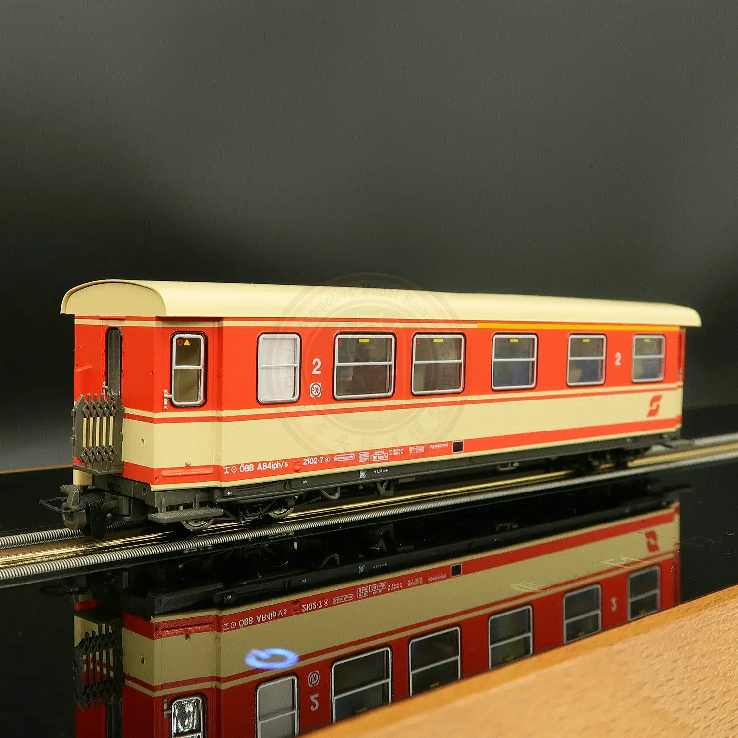 ROCO HOE 1/87 Scale Model Train Four-axle Narrow-gauge Second-class Passenger Car Three-car Set Painted Carriages Boy's Toy Gift