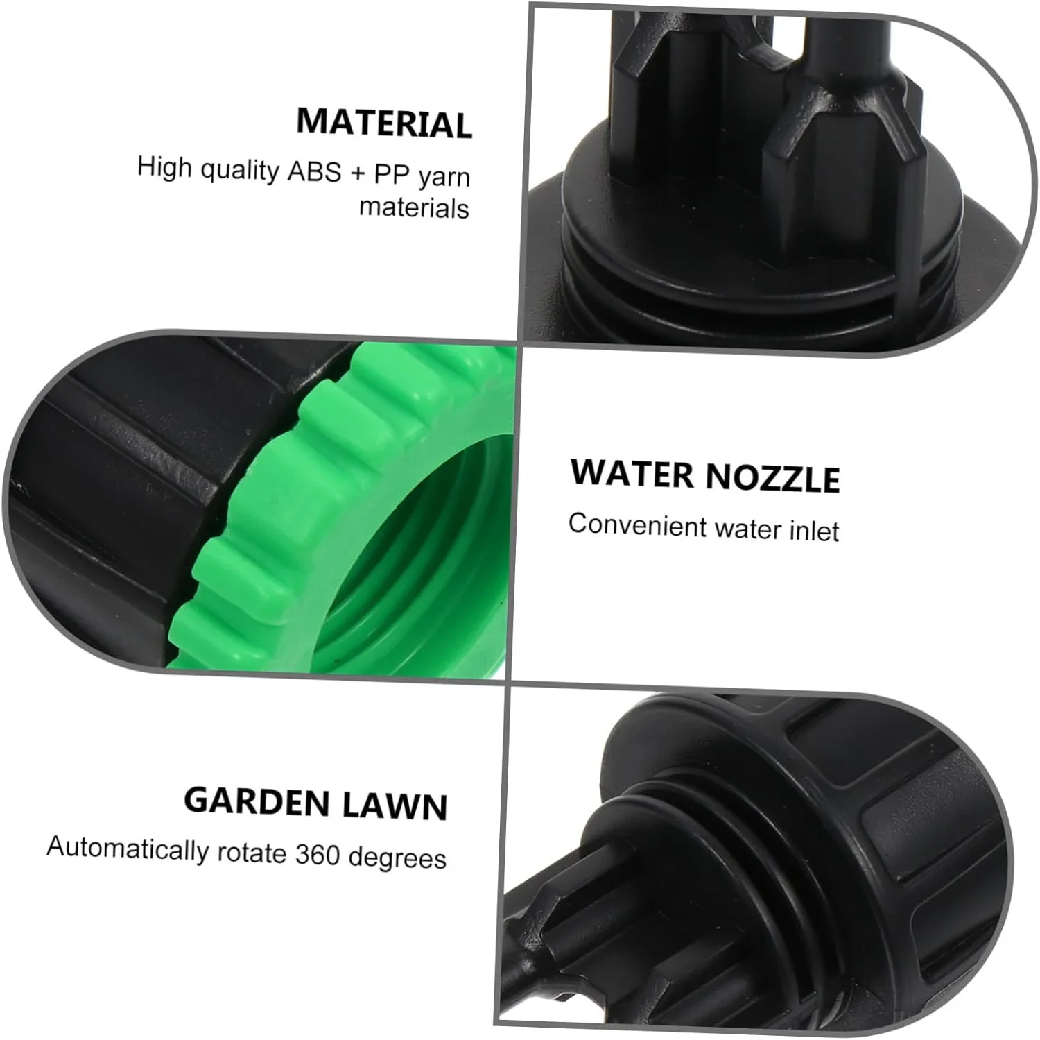 5 قطعة طقم توصيل خرطوم الحديقة البلاستيكية ، يستخدم لتوصيل الحنفيات والخراطيم ، محول الصنبور ، للحنفيات ، ضروري لغسيل السيارات #4