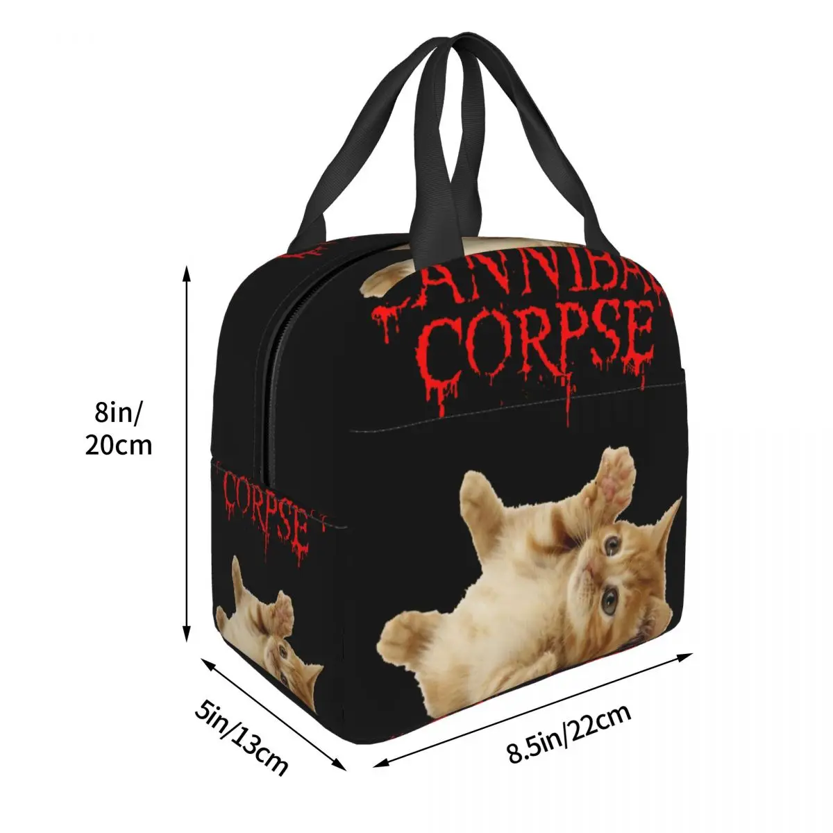 Torba na lunch Cannibal Corpse Unisex Przenośna lodówka Izolowane pudełko na drugie śniadanie Pudełko na żywność Bento