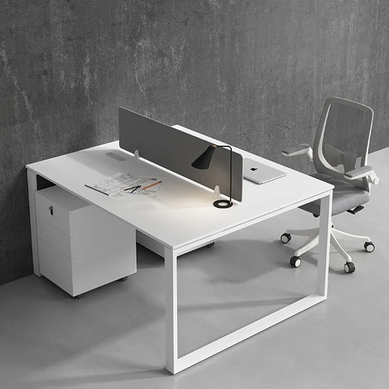 Desk, modern staff seat, office desk and chair combination, workstation four-person screen staff office furniture
