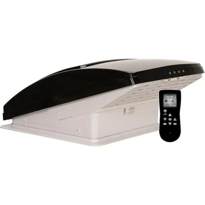 Vent, Fan and Vent Cover All in One - Powerful 10 Speed Reversible Fan,Built-in Rain Cover,Remote Control