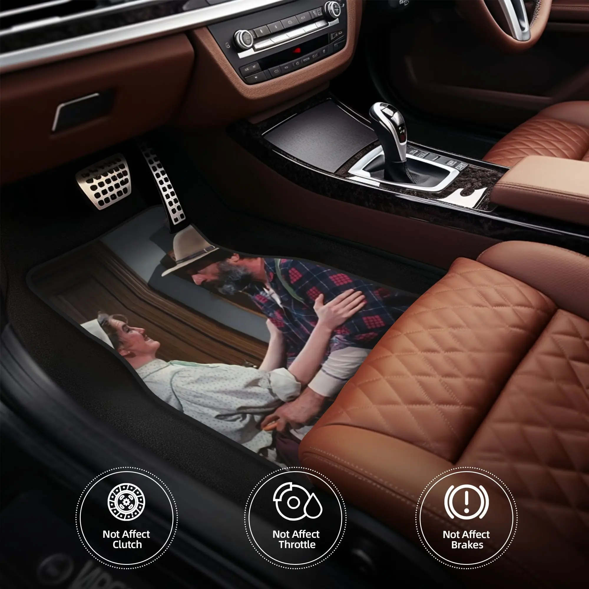 Laura And Mr. Edwards Offer A Fashionable Set Of Four Car Floor Mats Designed For Both Front And Back Seating Areas, Providing A