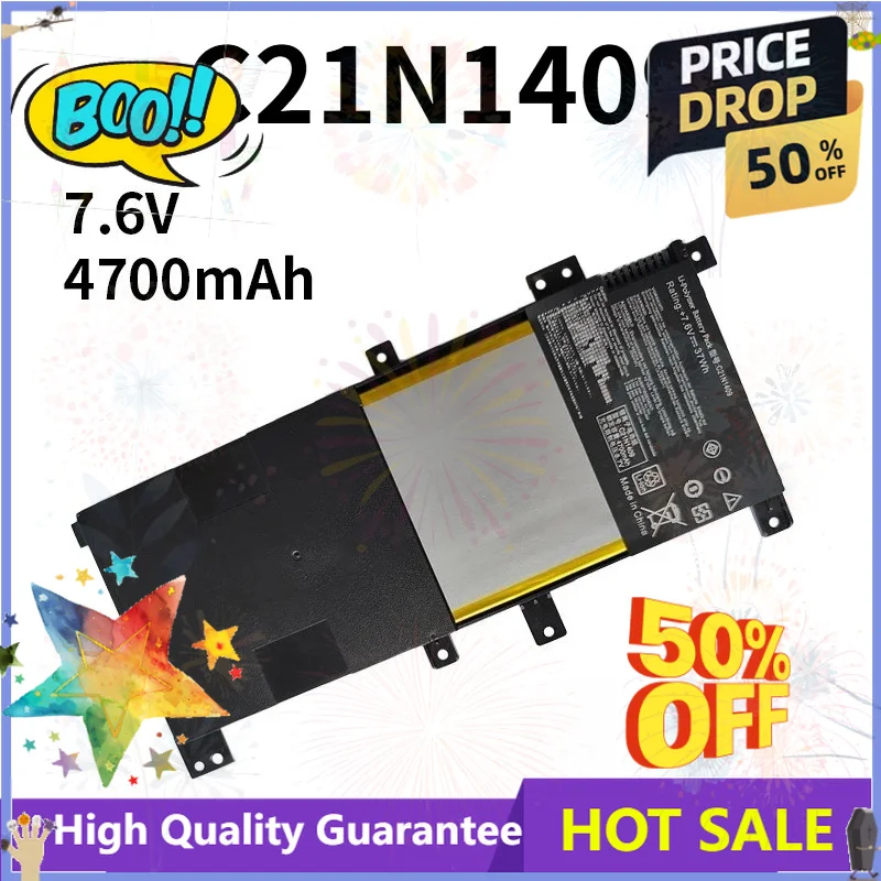 SWZY SWZY 4700mAh 7.6V 37Wh C21N1409 Laptop Battery for ASUS V455 V455L V455LB VM400C VM410L VM490 VM490L VM490LN VM490LN4510