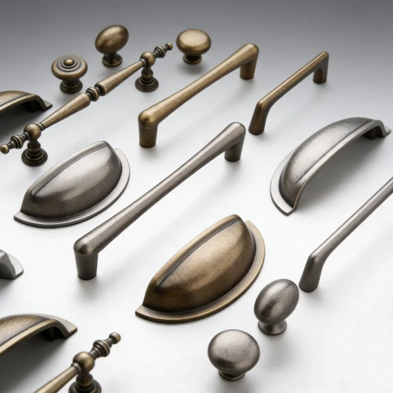 Long Bronze Kitchen Cabinet Storage Handles Furniture Door Pulls Cupboard Drawer Knobs Wardrobe Closet Pull Furniture Handles