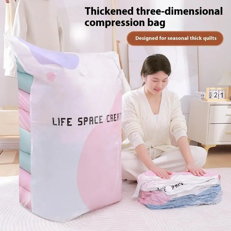 No necesita bolsas de vacío con bomba, bolsas de almacenamiento de plástico grandes para guardar ropa, mantas, fundas de bolsas vacías de compresión, accesorios de viaje