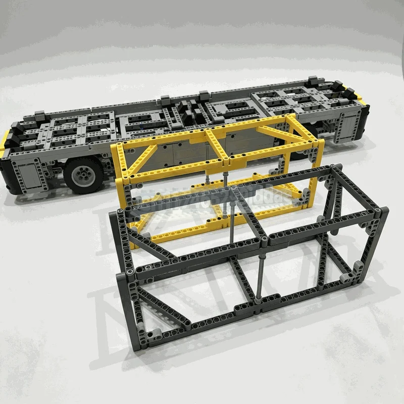 1228PCS Automated Guided Vehicle Transporter Creative Building Blocks Technical Car Model DIY Assembly Toy Display Festival Gift