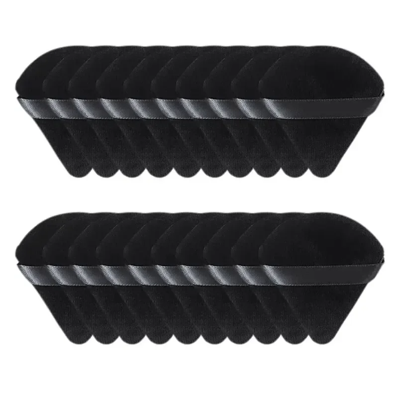 2/5/10/20 قطعة مثلث المخملية البيتزا الوجه مستحضرات التجميل الإسفنج خفيفة الوزن ماكياج الدقيق أداة صغيرة قابل للغسل ماكياج مسحوق نفخة #3