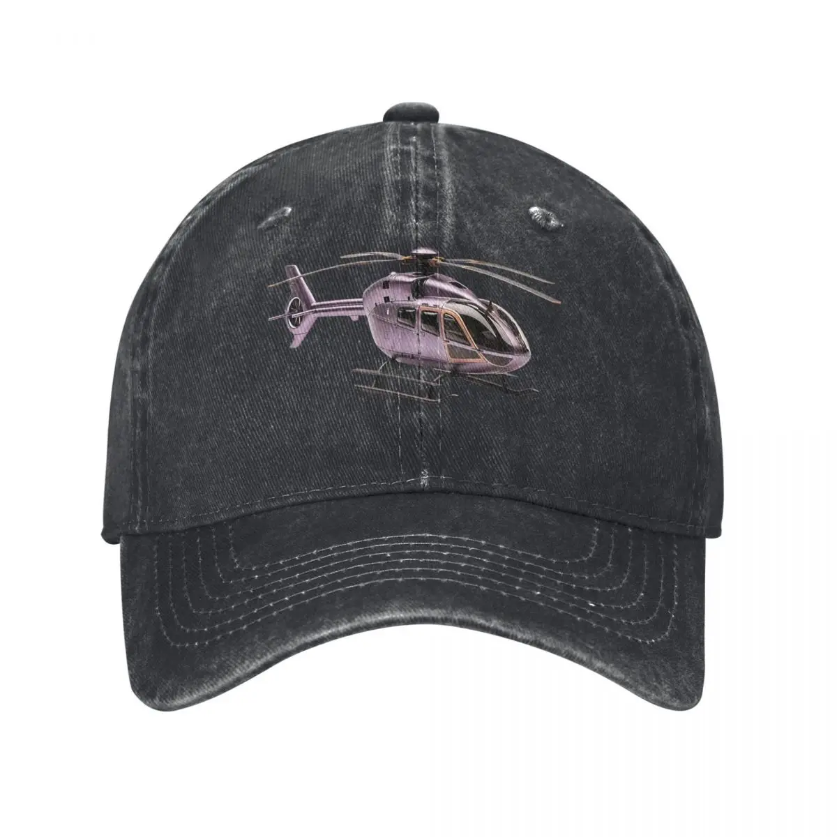 

Helicopter Graphic denim Hat Durable for All Seasons Summer Hat Cap Man Summer